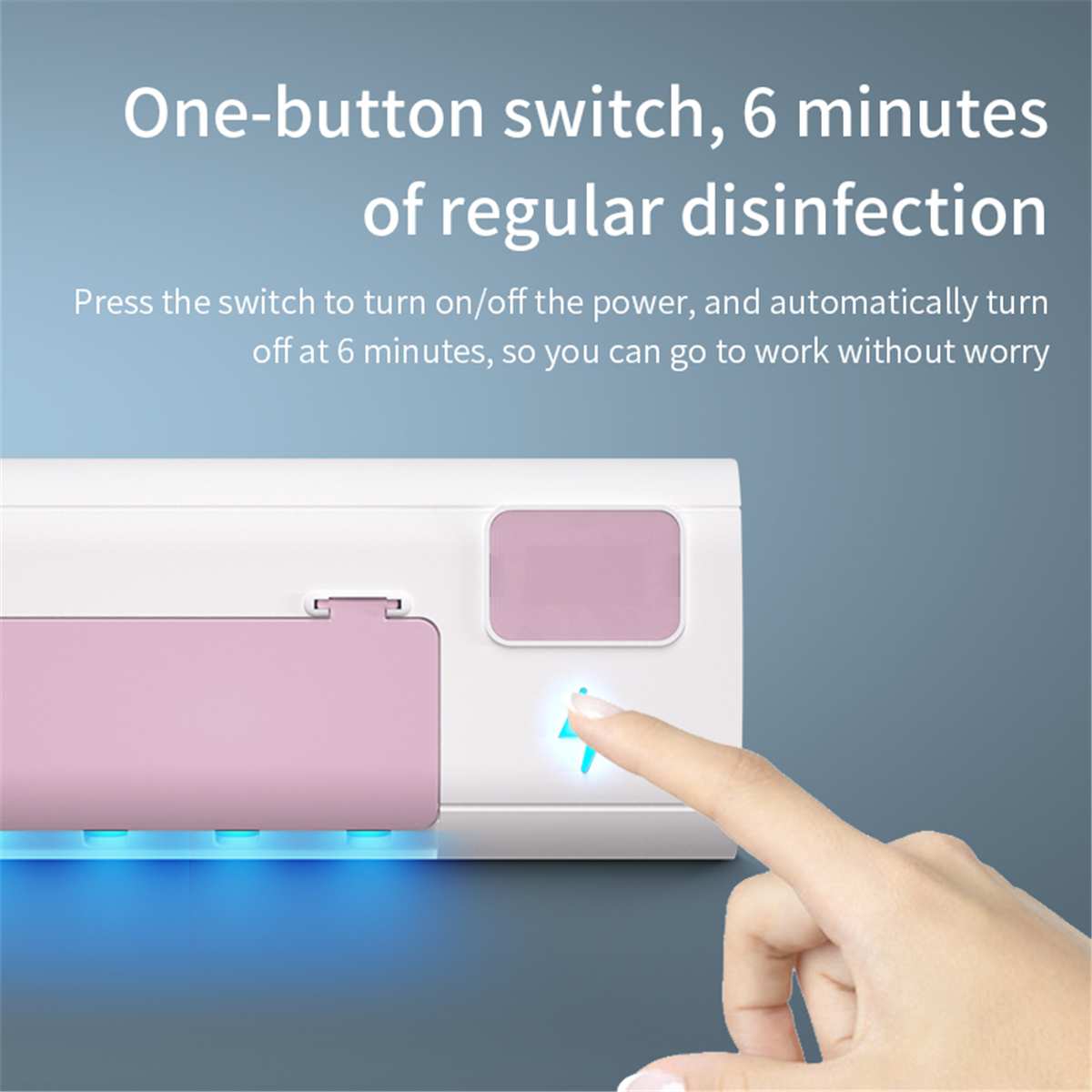 Ultraviolet Toothbrush Sterilizer UV Light Toothpaste Dispenser Sterilizer Wall Mounted Holder Toothbrush Holder Cleaner