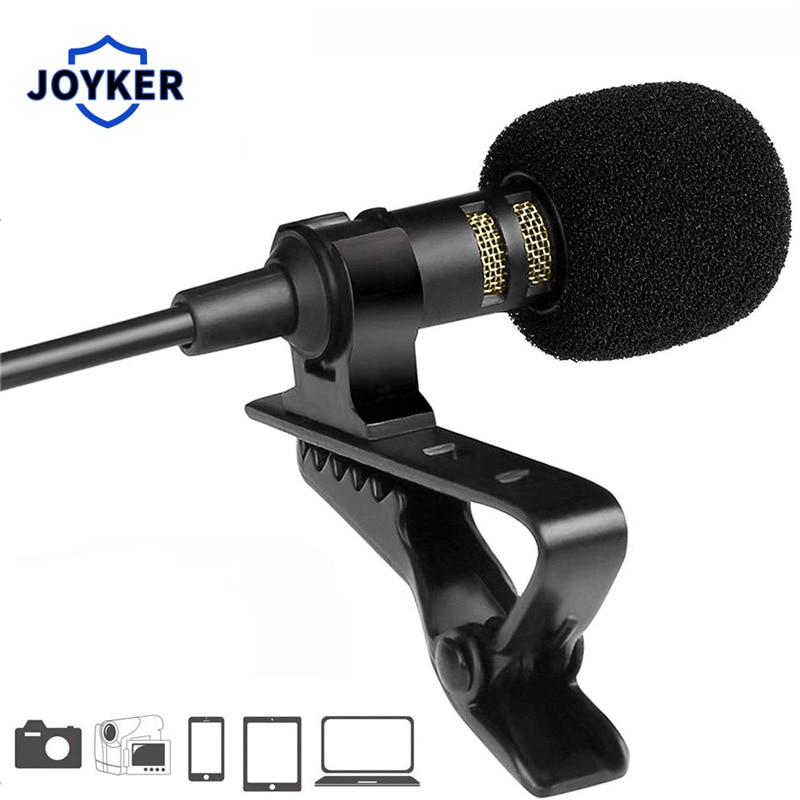 Mini usb microfoon revers lavalier pc / telefoon / camera microfoon draagbare externe knoopsgatmicrofoons voor iphone laptop computer