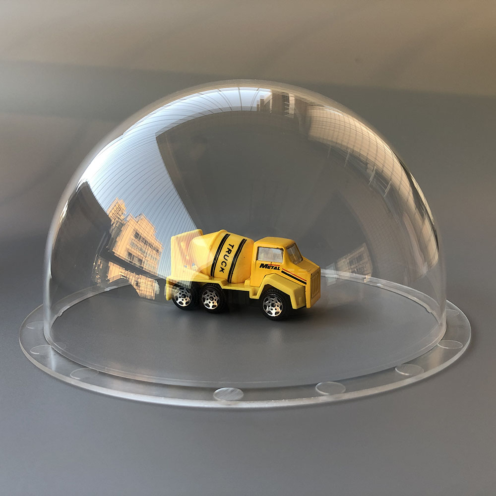 OwlCat kamera kopułkowa przezroczysta akrylowa przezroczysta kopuła rozmiar 6.2 Cal plastikowa półkula wyświetl kopuły obudowa 174mm * 93mm