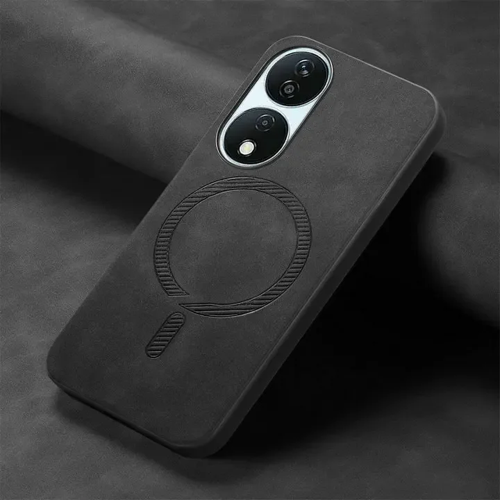 Honor 90 Lite 90Smart 5G 2024 Funda de lujo Funda de cuero con imán Funda Magsafe Honor 90 Funda inteligente para teléfono Honor90 Pro 100 Funda trasera