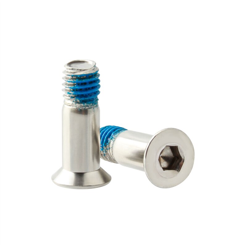 MUQZI-poleas de acero inoxidable para bicicleta de montaña, tornillo Jockey M5, Perno de rueda de guía, desviador trasero, piezas de ciclismo, 2 uds.: Silver 2PCS