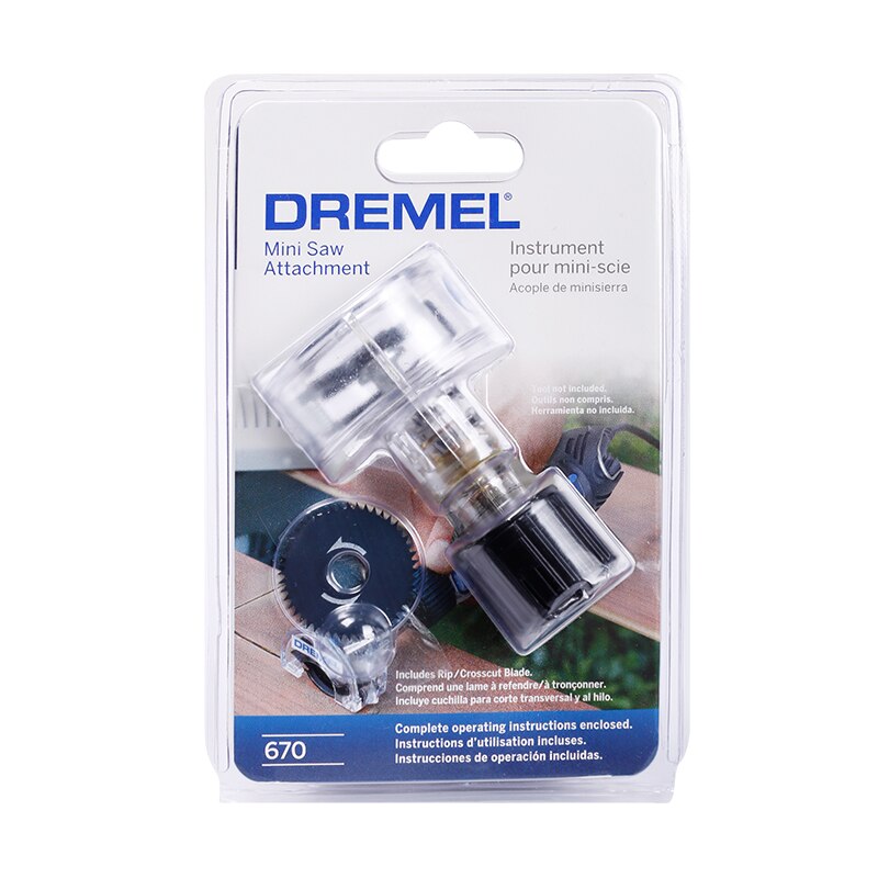 Dremel 670 Mini Saw Attachment Cirkelzaag Met 6.4 Mm Zaagdiepte Voor Dremel 3000/4000/8220 Roterende Multi Tool