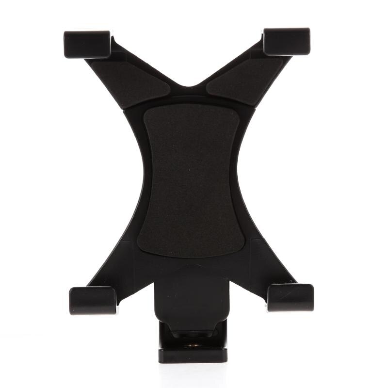 Universal Tablet Tripod Mount Clamp Tripod Mount Holder Bracket Clip For iPad Galaxy Phone Clamp with 1/4" Thread Adapter