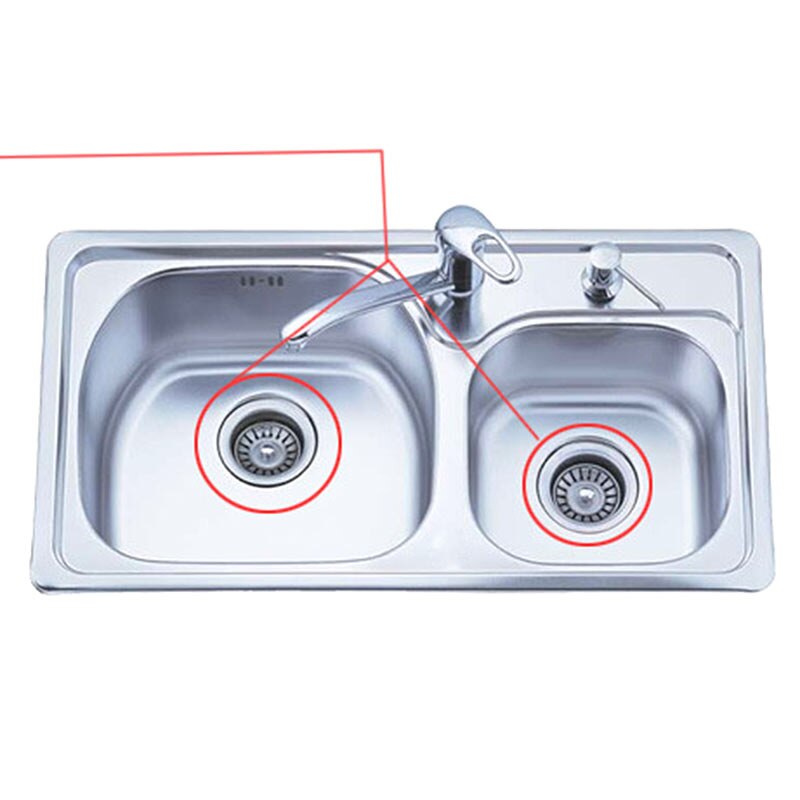 Premium Stainless Steel Kitchen Sink Basin Waste Plug Strainer Drainer