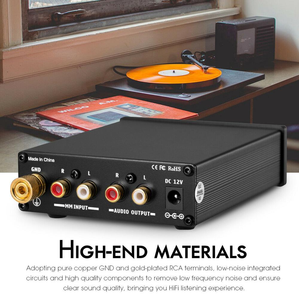 Douk Audio T3 HiFi MM Phono Stage Preamp RIAA giradischi preamplificatore amplificatore giradischi