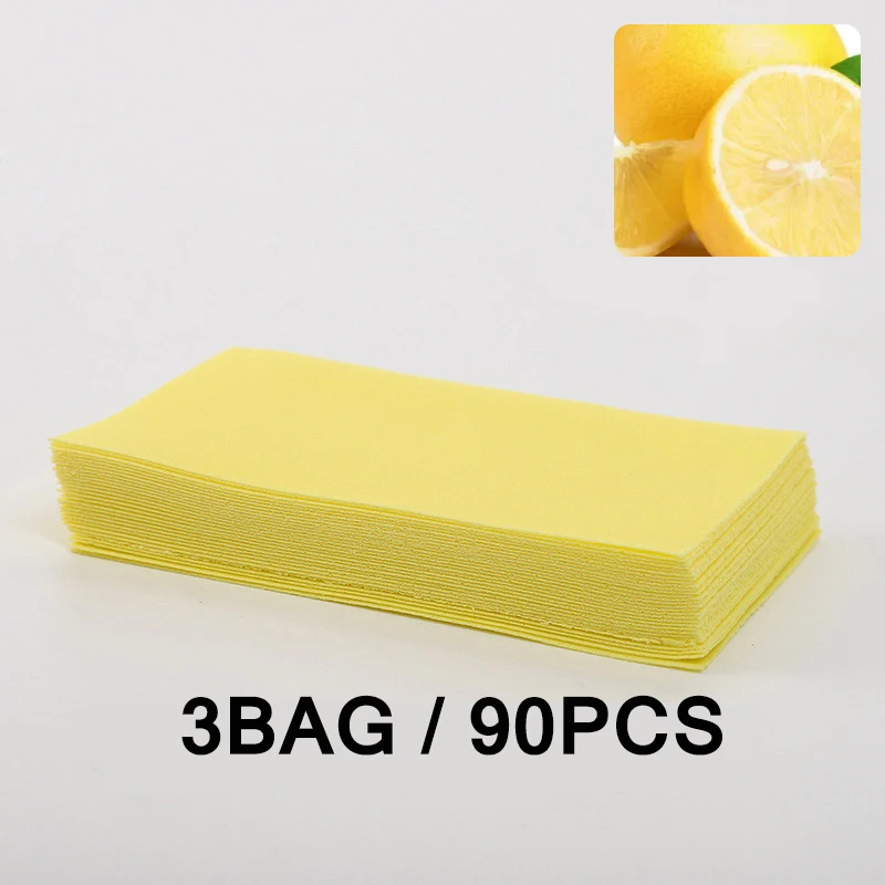 30-150pcs Toilet Cleaner Sheet Mopping The Floor Toilet Household Hygiene Toilet Deodorant Yellow Dirt Toilet Cleaning Tool: Osmanthus Fragrans