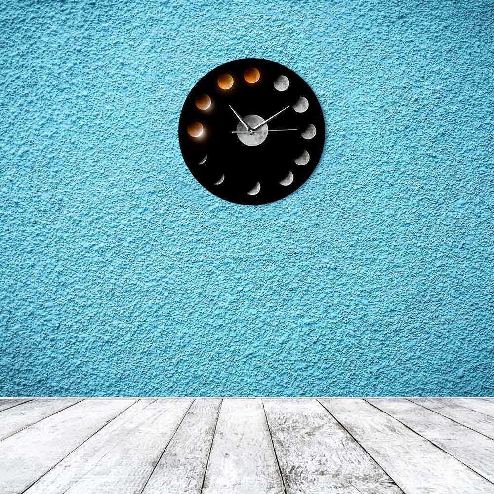 MonoClock | Moderne Minimalistische 3D Wandklok - Grote Decoratieve Wo