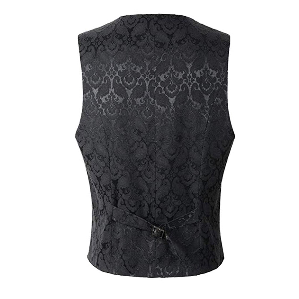 Männer Punk Jacke Vintage Mantel Outwear Taste Frack Weste Mantel Party hochzeit Krawatte weste Anzug Tasche Platz Set 1,14