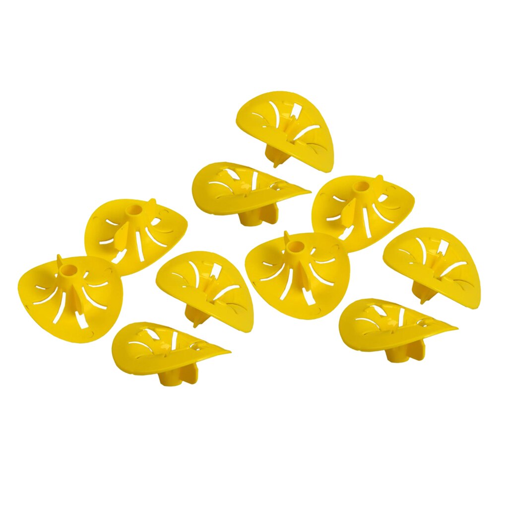 10Pack Wesp Val-Wesp Catcher, Bee Val, Geel Jas Vallen, Fruit Fly Trap, hornet Val, Indoor, Outdoor, Zandloper-Vormige