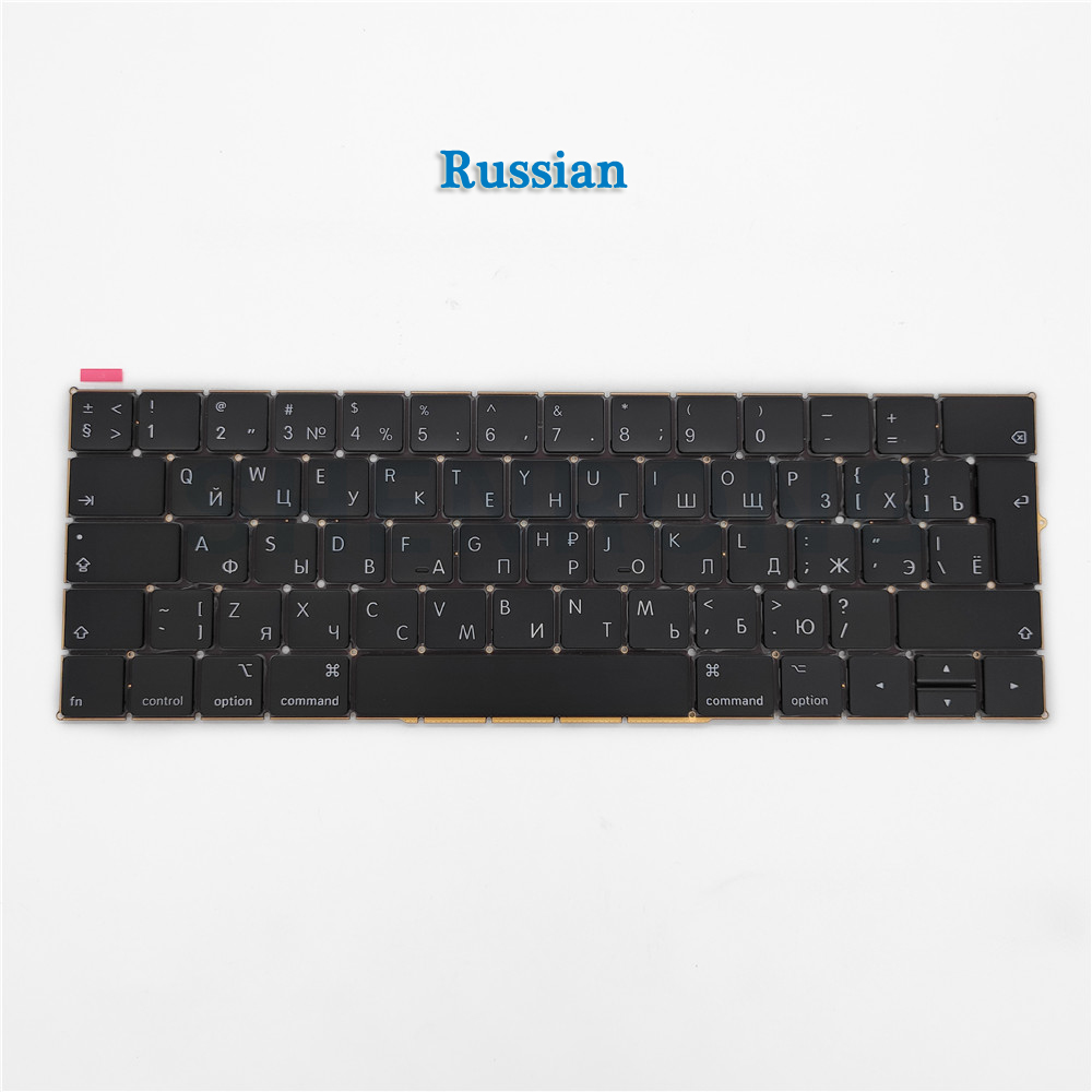 Laptop Keyboard For Macbook Pro 15" A1990 13" A1989 Keyboard US UK Slovak French EMC 3214 Year