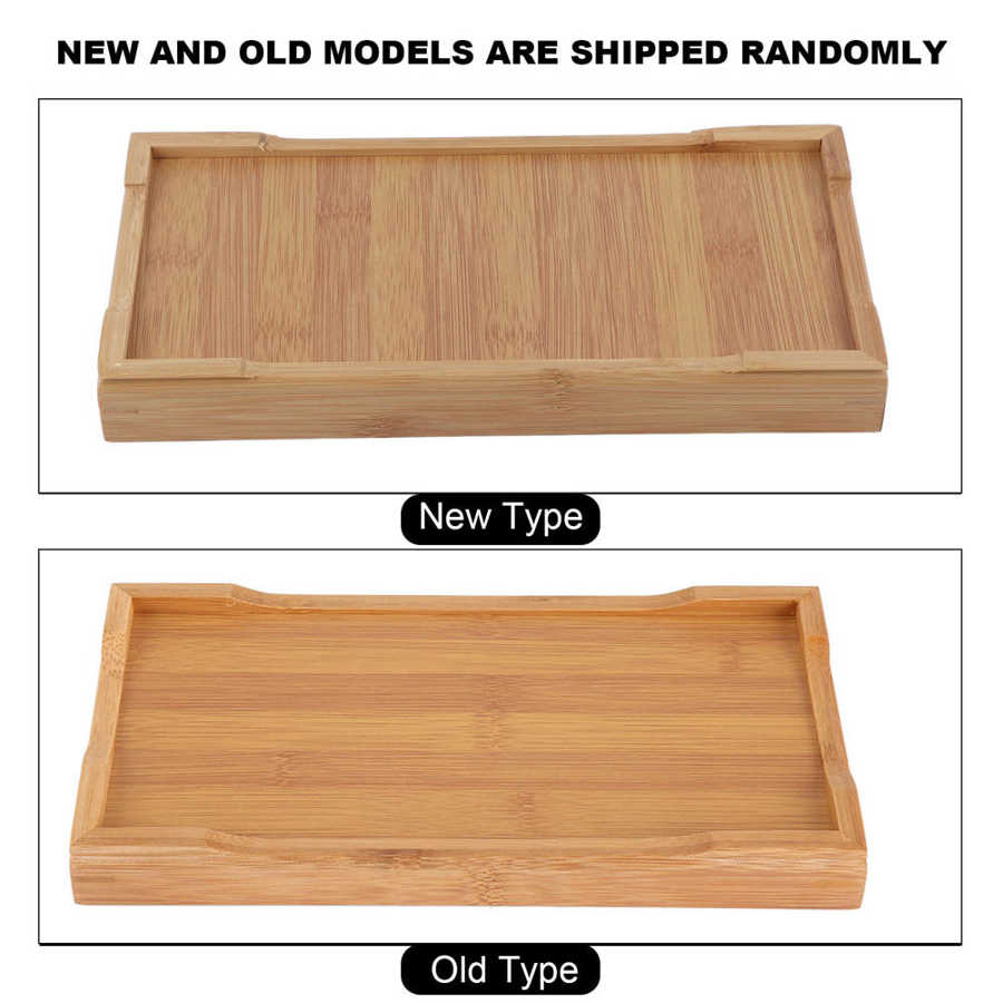 Bamboe Chinese Effen Thee Tafel Lade 27X14X3Cm Thee Lade Tafel Met Afvoer Rack Huishouden Thee dienblad Set Thee Board/Thee Tafel