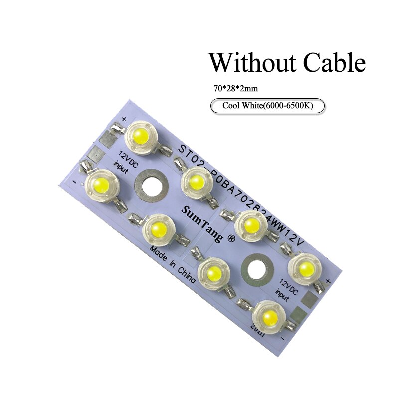 Ultra Bright Led Lights for Car Engine Hood Cover Led Lamp Bulbs PCB Module 12V 24W 36W Warm White Natural White Cool White