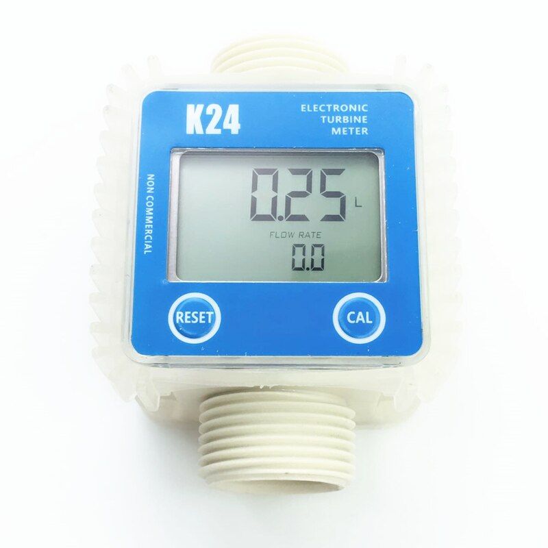 K24 Elektronische Turbine Flow Meter Sensor Voor Diesel, Ureum, Kerosine, Benzine, Water, Lichte Olie