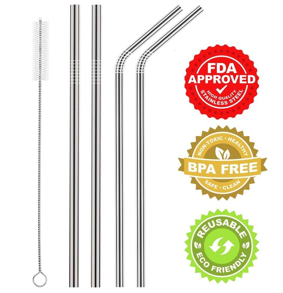 350ml Cute Pattern Beer Stainless Steel Pint Glasses Mugs Tumbler Metal Cup Unbreakable Stackable Cups Juice Beer Coffee Water: Straw and Brush