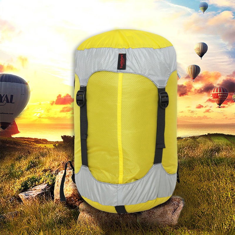 Im freien Wasserdichte Kompression Zeug Sack Bequem Leichte Schlafsack Lagerung Paket Für Camping Reise Drift Wandern
