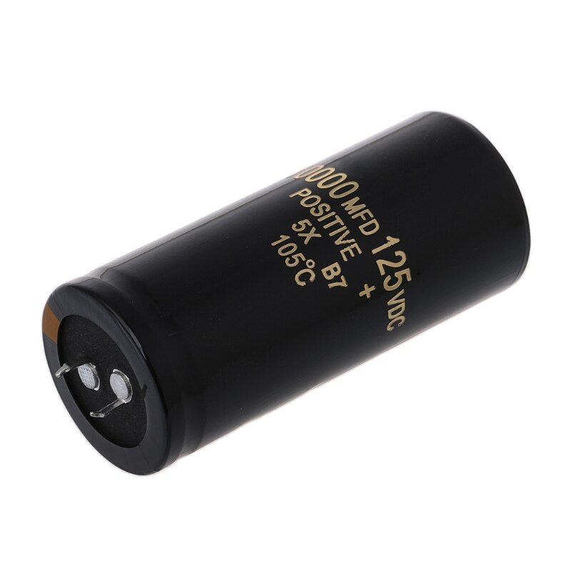 125V 10000uF Aluminum Electrolytic Capacitor Can Replace 120V 100V Audio 35x80mm