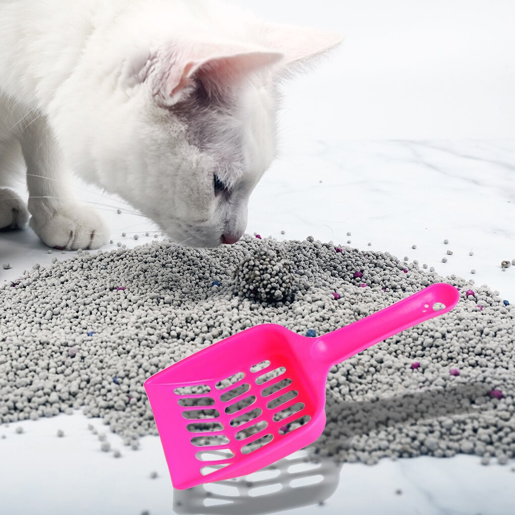 Poop Spoon Plastic Handle Pet Poop Scoop Waste Remover Portable Cleaning Tool Supplies Dogs Cats Pet Supplies Color Random