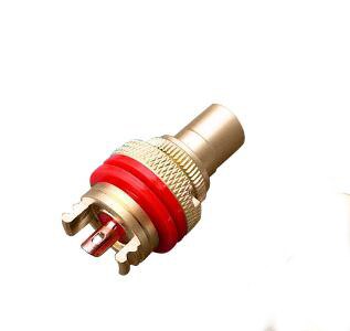 Red+White RCA Female Socket Chassis RCA CMC Female Connector Phono Copper Plug