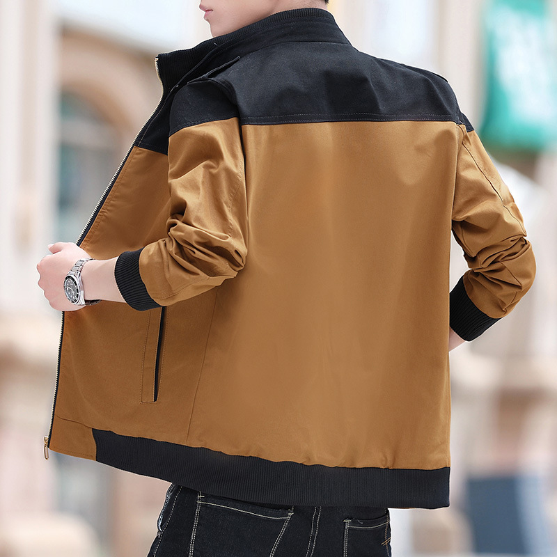 Dimusi vinter herrbomberjacka casual herr ytterkläder fleece varma rockar standkrage uniformjackor herr märkeskläder