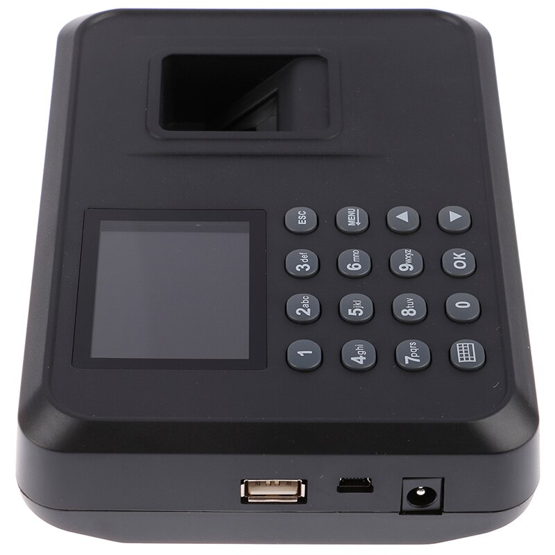 Fingerprint Attendance Machine LCD Display USB Fingerprint Attendance System Time Clock Employee Checking-in Recorder
