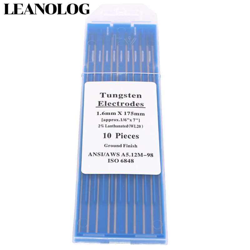 Tungsten Electrode Welding Equipment Accessory 10pcs Blue head Lanthanated 175mm TIG Tungsten Needle/Tungsten Rod/Solder Pin