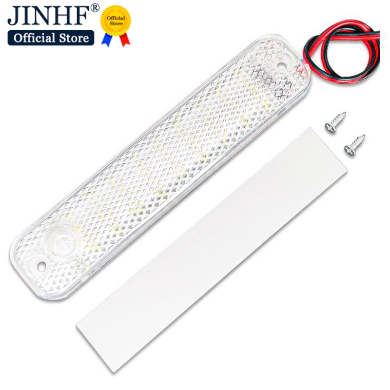 Led-kupelys til bil, 36 led-lys til 12v-85v lastebiler, innvendig lys med bryter, nattlesing i taklampe for bobiler, marine billamper