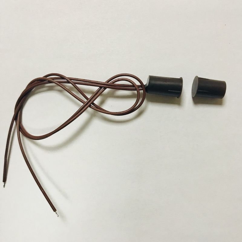 5 Stks/partij Wit RC-33 Verzonken Wired Beveiliging Window Deur Contact Sensor Alarm Magnetische Reed-schakelaar Voor Thuis Raam Deur Sensor: 5PCS RC-33 Coffee