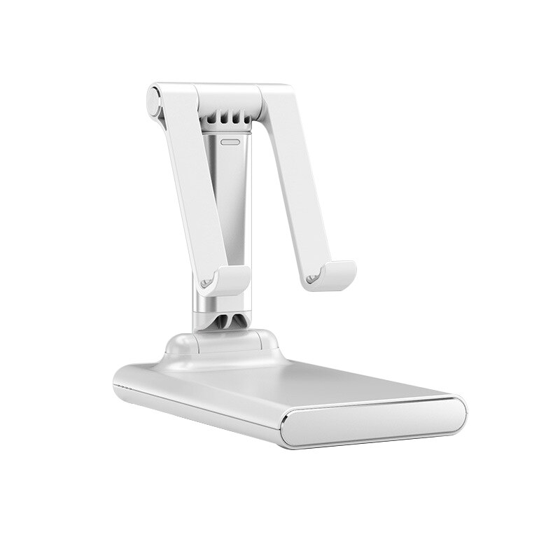 Phone Holder For Mobile Phone Universal Adjustable Stand For iPhone 13 X Xiaomi 11 Universal Foldable Stand Hoder Phone For iPad: White-2