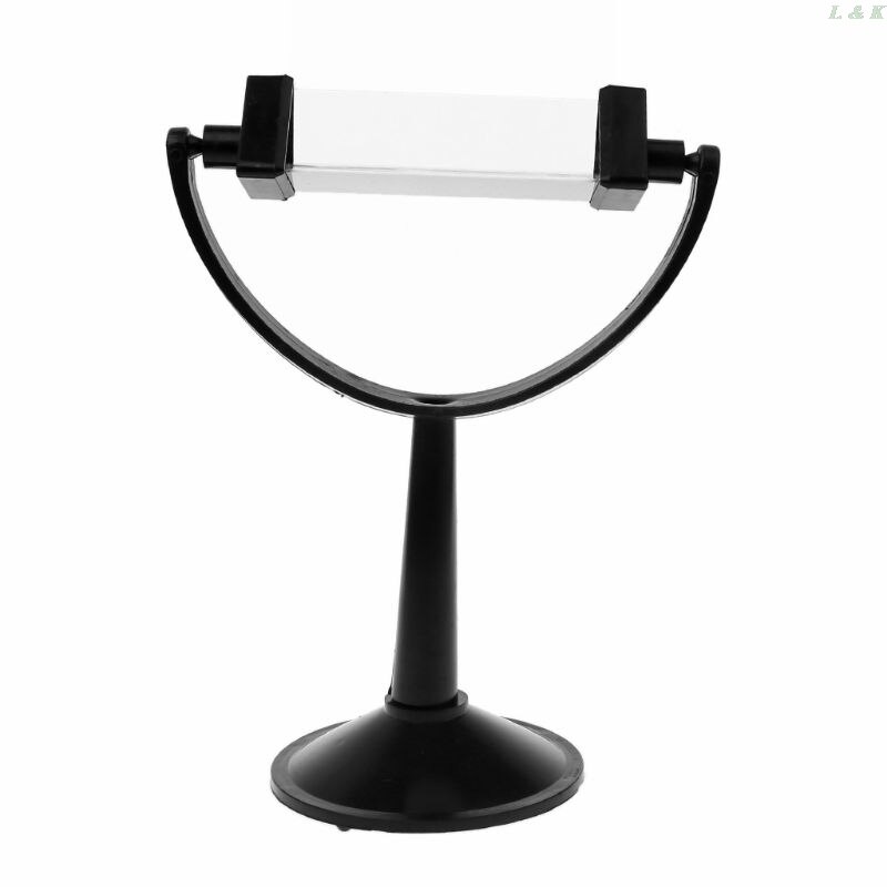 Optical Glass Triple Triangular Prism with Stand for Physics Light Spectrum Teaching