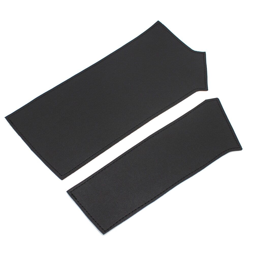 Voor Bmw 5 Serie E60 2004 2005 2006 2007 Auto Center Armsteun Doos Pad Microfiber Leather Cover: black for RHD