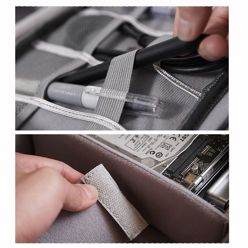 Reise Zubehör Tasche Bausatz Daten Kabel U Disk Energie Bank Elektronische Digital Speicher Gerät Geräte Teiler Organizer Pack lagerung