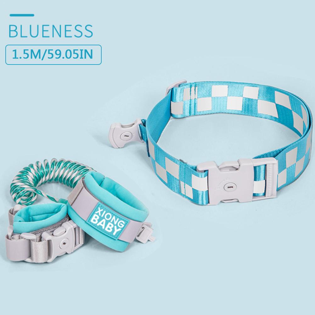 1.5M illuminer enfants bébé sécurité marche harnais Anti perte réglable Traction corde rappel enfant en bas âge poignet taille marche ceinture