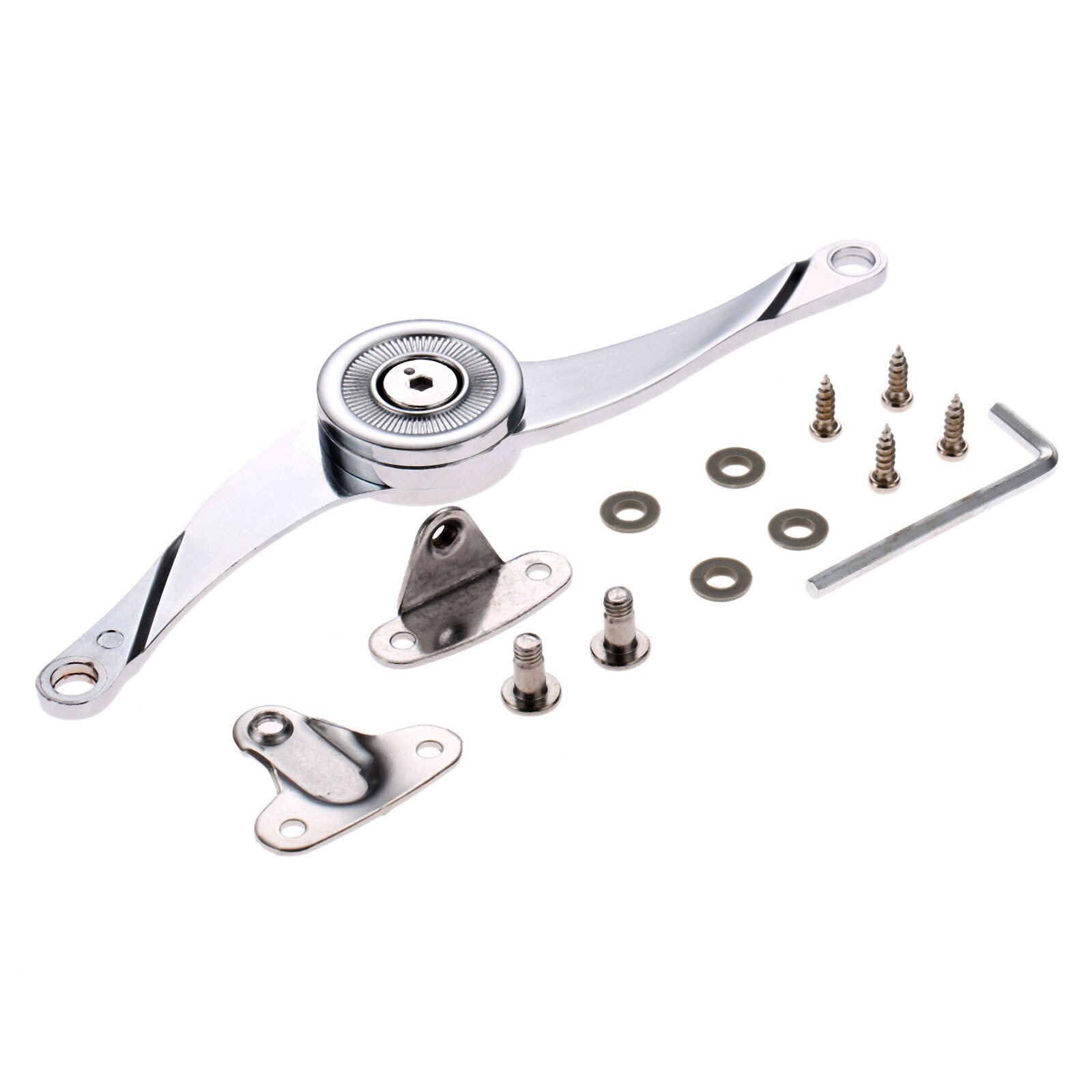 DRELD 2pcs Soft Close Lift Up Stay Hinge Concealed Door Kitchen Cabinet Cupboard Zinc Alloy Pull Rod Hardware Accessory