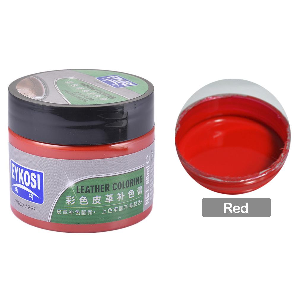 Réparation et réhabilitation de Toner de couleur en cuir de sac d'huile teint par siège de voiture avec 8 outils connexes: Red