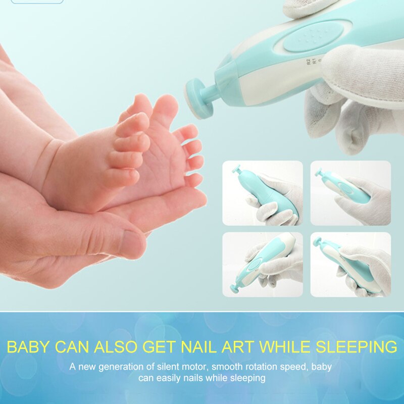 Elektrische Baby Nail Trimmer Baby Schaar Babies Nail Care Safe Nagelknipper Cutter Voor Kinderen Pasgeboren Nail Trimmer Manicure