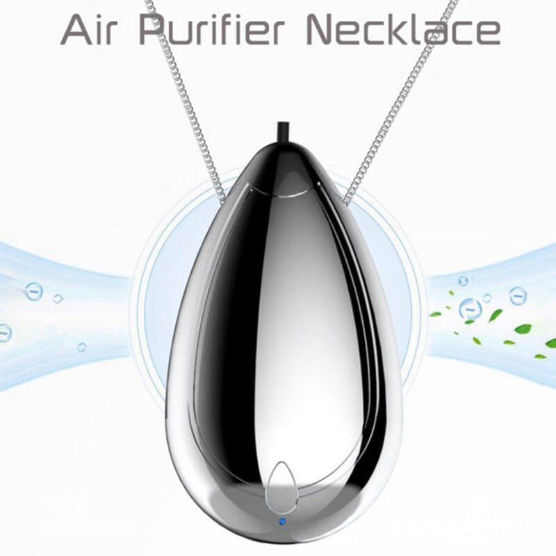Mini Wearable Air Purifier, Personal Travel Size Air Purifier, Necklace &amp; Portable USB Charging Smoke Purifier