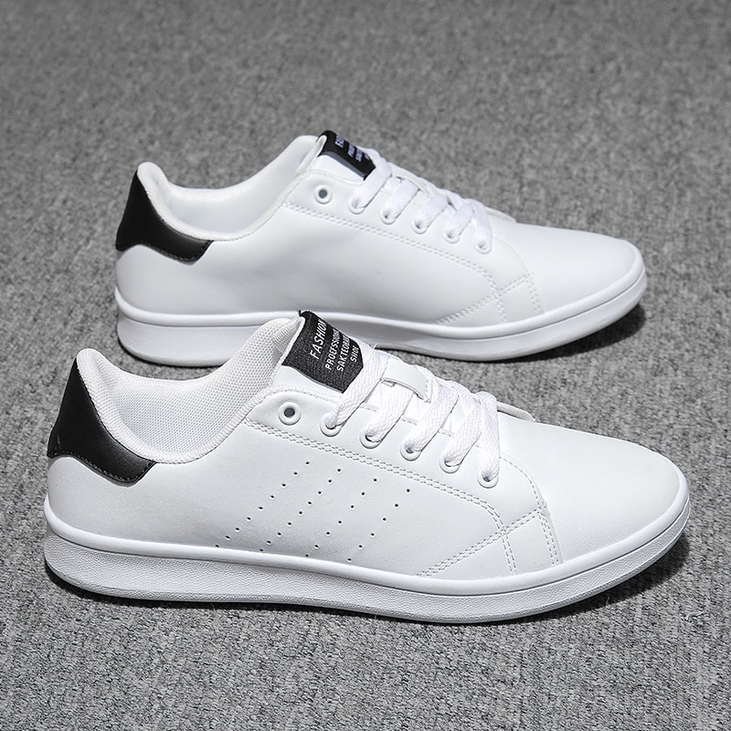 Heren casual schoenen heren casual heren sportschoenen platte schoenen ademend gevulkaniseerde schoenen veterschoenen witte schoenen damesschoenen