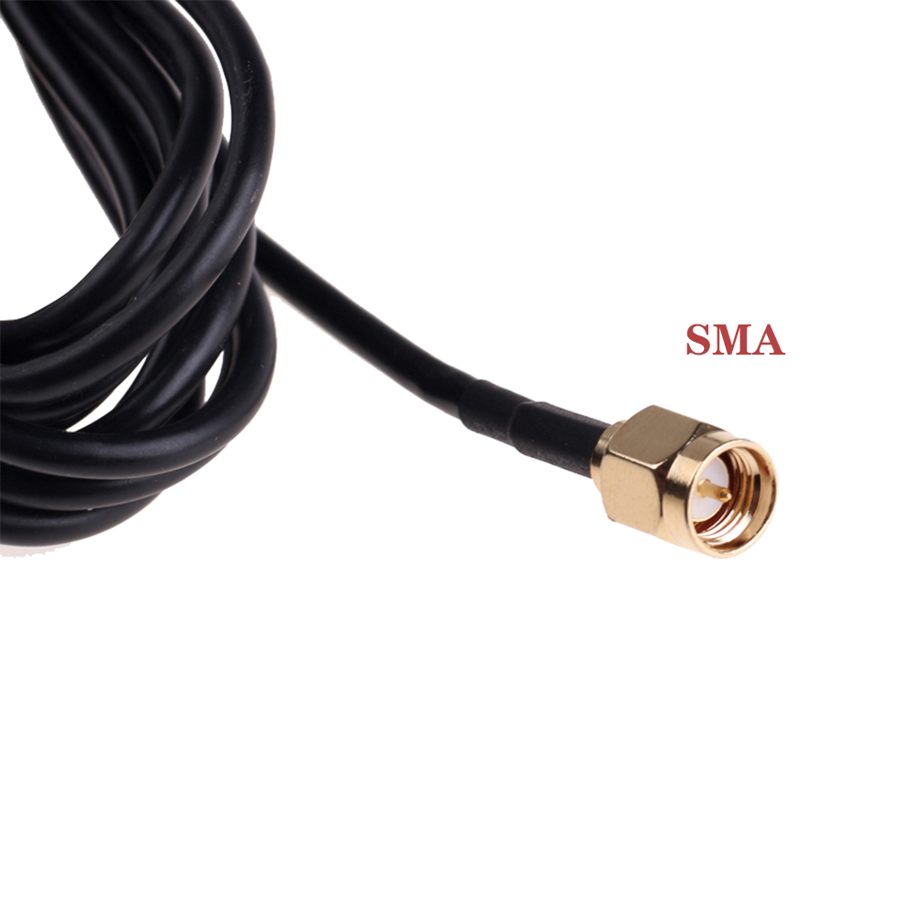 3M Car GPS Antenna SMA Connector Cable GPS Receiver Auto Aerial Adapter For Car Navigation Radio DVD
