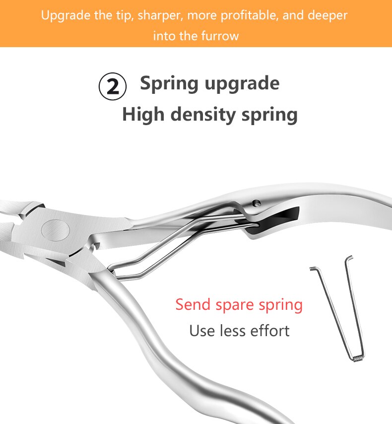 Nail Clipper For Cuticle Cutters Ingrown Toenail Clipper Pedicure Manicure Tool