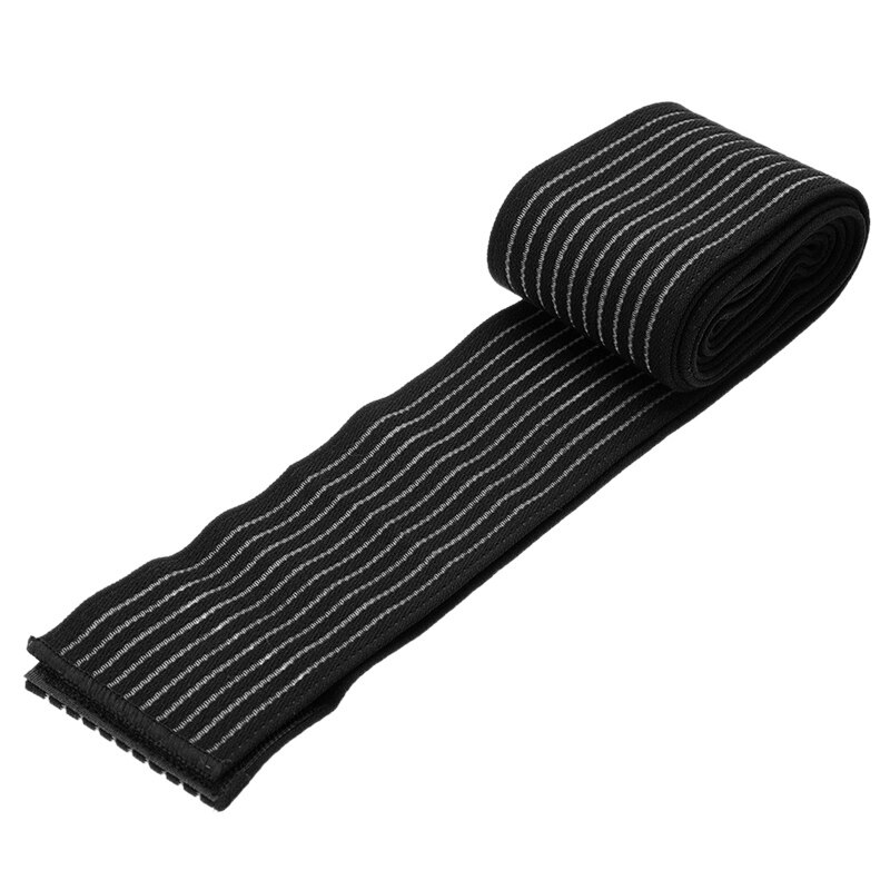 40cm-300cm Elastic Bandage Compression Knee Support Sports Strap Knee Protector Elbow Wrist Bands Ankle Leg Calf Brace Safety: Black / 300cm