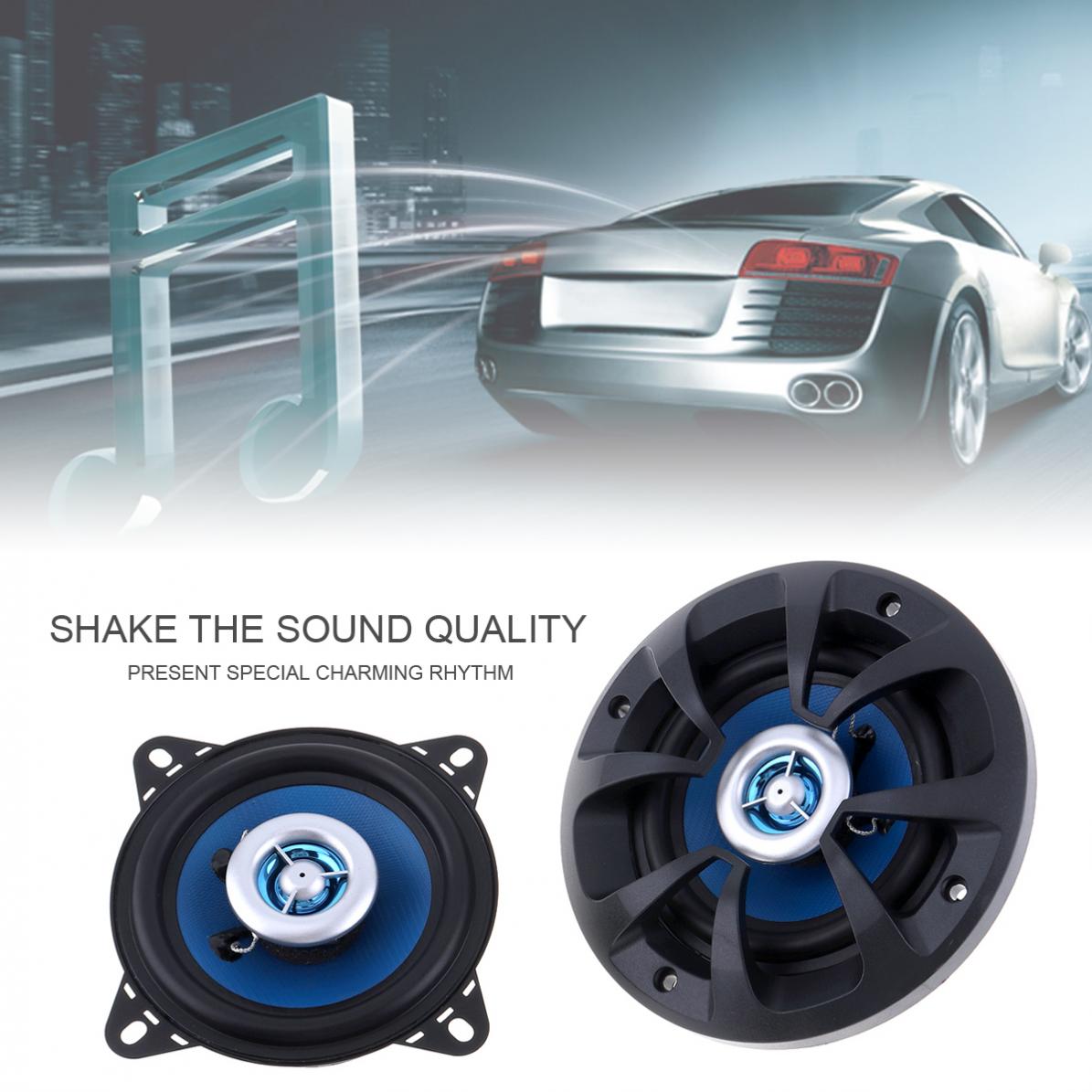 2pcs 4 Inch 80W High-End Car Coaxial Speakers 2-Way Car Audio Speakers automotive automobile sound steres speakers for car
