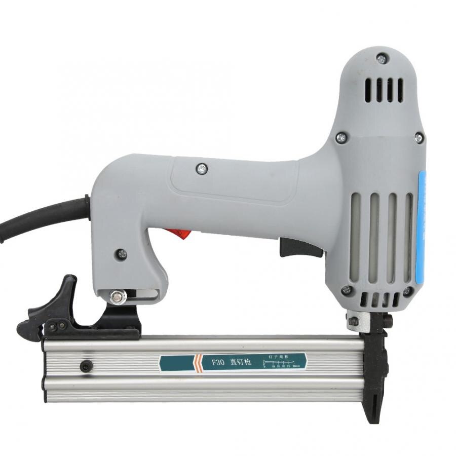Nail F30 électrique droit cloueuse à ongles agrafeuse outils de clouage à bois ue Plug 220V agrafeuse