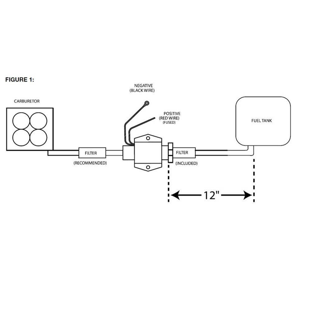 Carburetor Fuel Pump 12V Electric Low Pressure Bolt Fixing Wire Diesel Petrol HEP-02A For Car Fuel Supply System Motorcycle