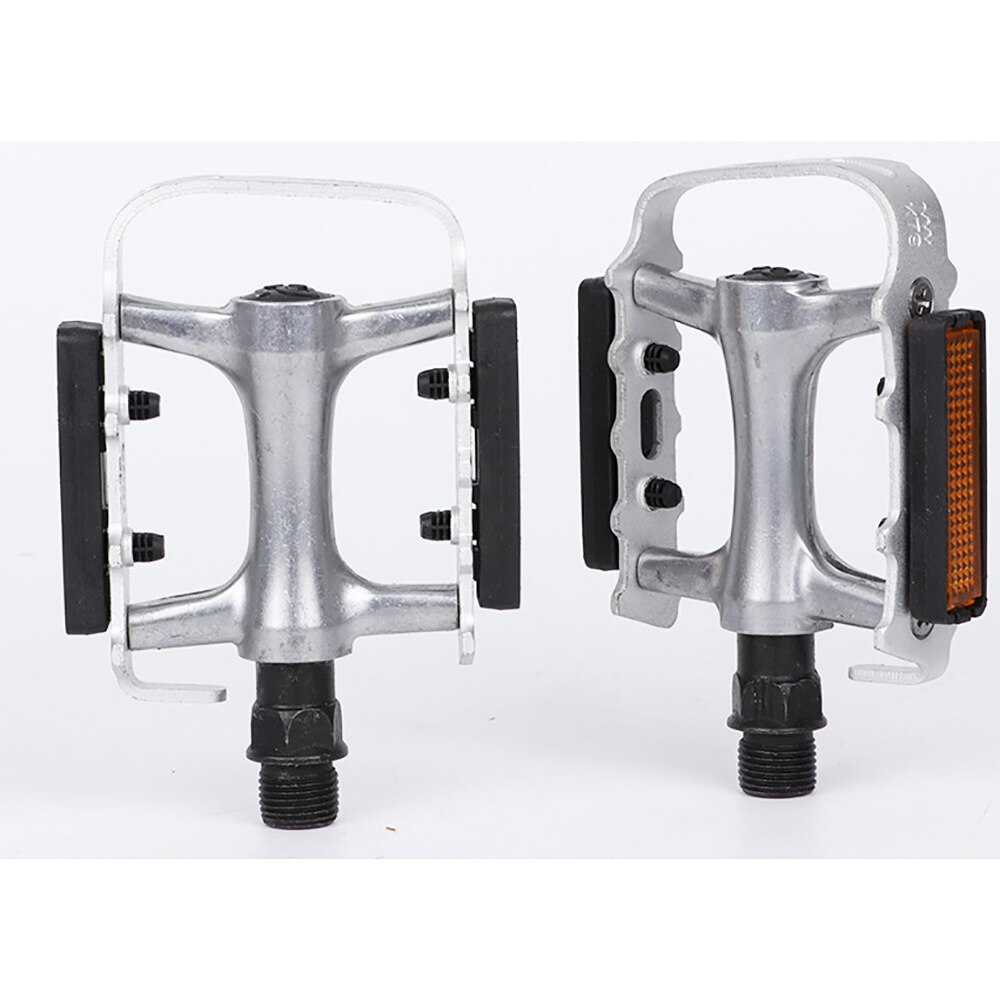 Wellgo DU248 Bicycle Aluminum Pedals Alloy Bicycle Road Bike MTB BMX Bike Threaded DU: silver