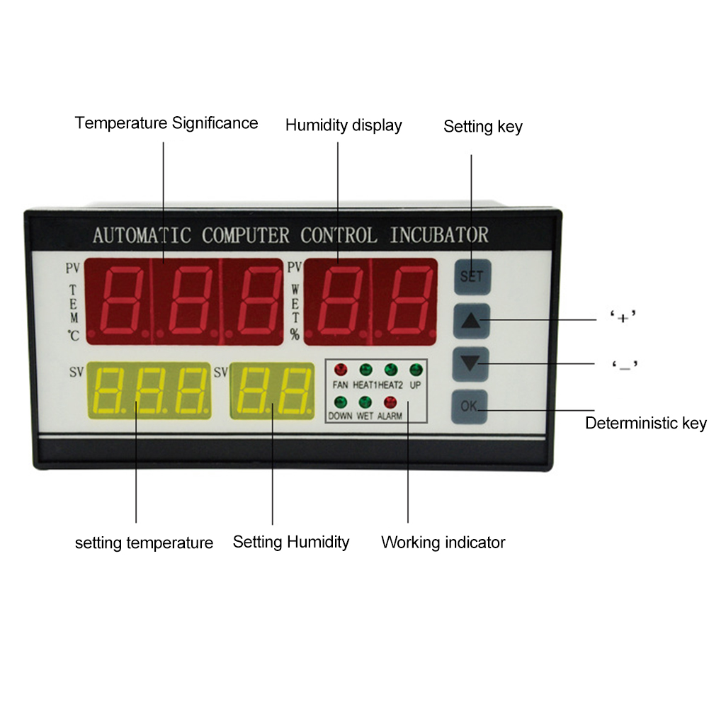 XM-18 110 / 220V Multi-funzione di Incubatrice Automatica di Temperatura e Umidità di Controllo Termostato Incubatrice Automatica