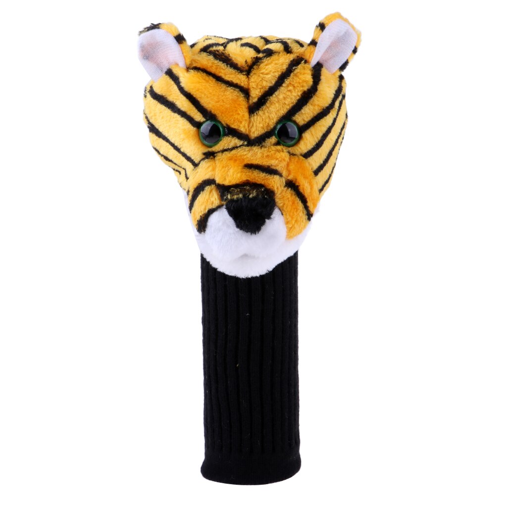 Nyhet dyr sport golf klubb headcover beskytter golf sjåfør tre headcover til 460 cc/ Nei .1 tre sjåfør jul: Tigerhode
