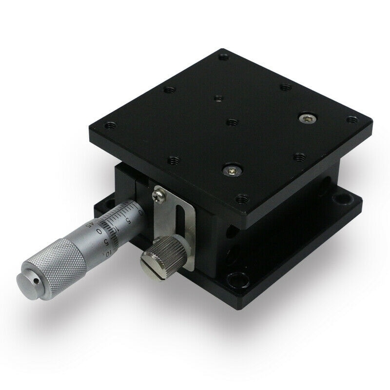 Z-akseli 60 x 60mm optinen siirtotaso erittäin tarkka mikrometrin korkeussäädettävä liukutaso liukupöytä  lz60