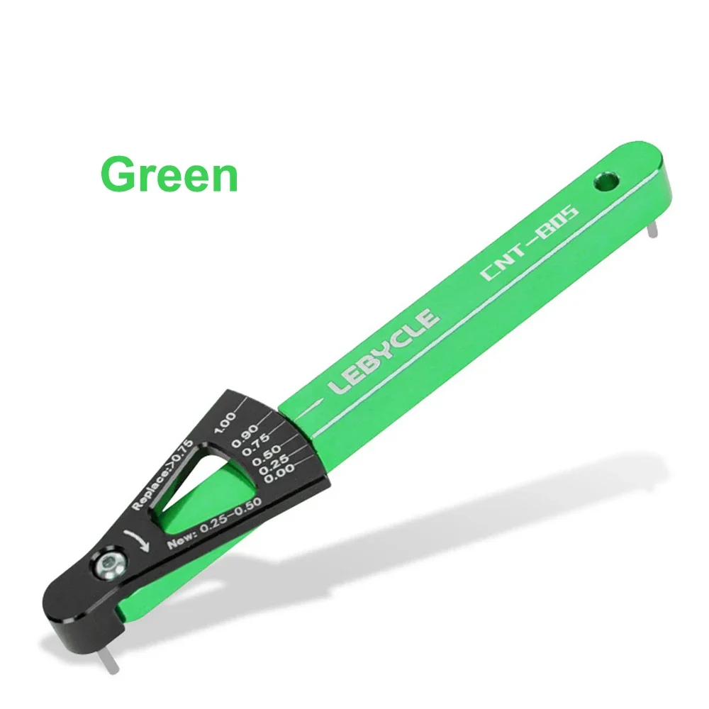 MTB Fahrrad Kette Verschleiß Anzeige Messgerät Verknüpfungen Prüfer Aluminium Legierung Ketten Messgerät Messung Rennrad Reparatur Genaue Werkzeuge: Grau