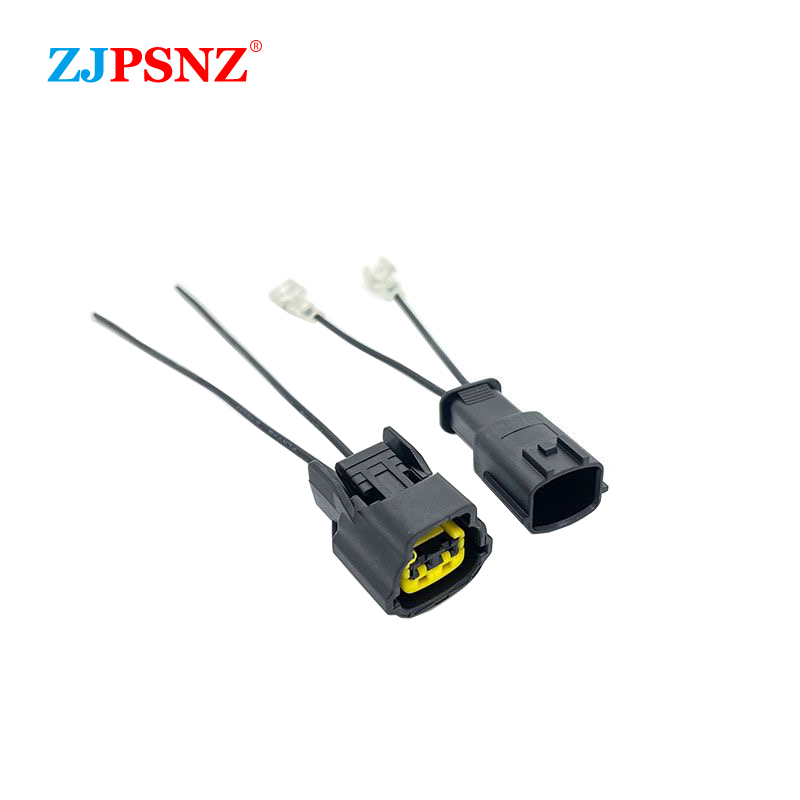 Enchufe de bocina de coche, conector macho hembra, altavoz estéreo, cable de bocina, bocina de Caracol, adaptador de conversión de enchufe dedicado, modificación