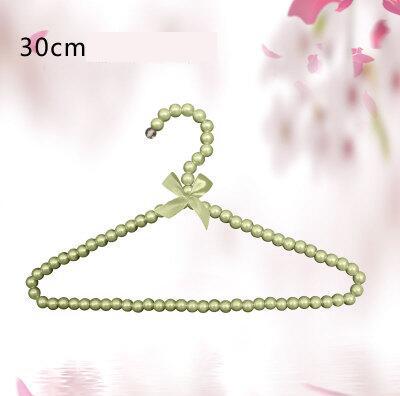 10pcs/lot 30cm/20cm Children Plastic Pearl Hanger Baby Hangers For Clothes Kids Plastic Cloth Hanger Child Clothes Rack